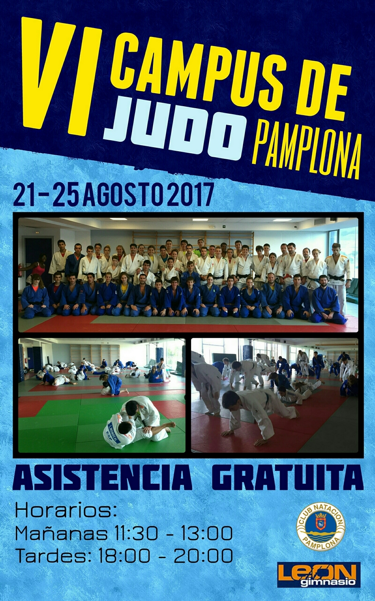 Concentraci&oacute;n de Judo Club Nataci&oacute;n Pamplona 21-08-17